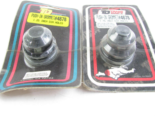 (2) TD Trans-Dapt 4878 Performance Valve Cover Breather Grommets 1.22'' OD