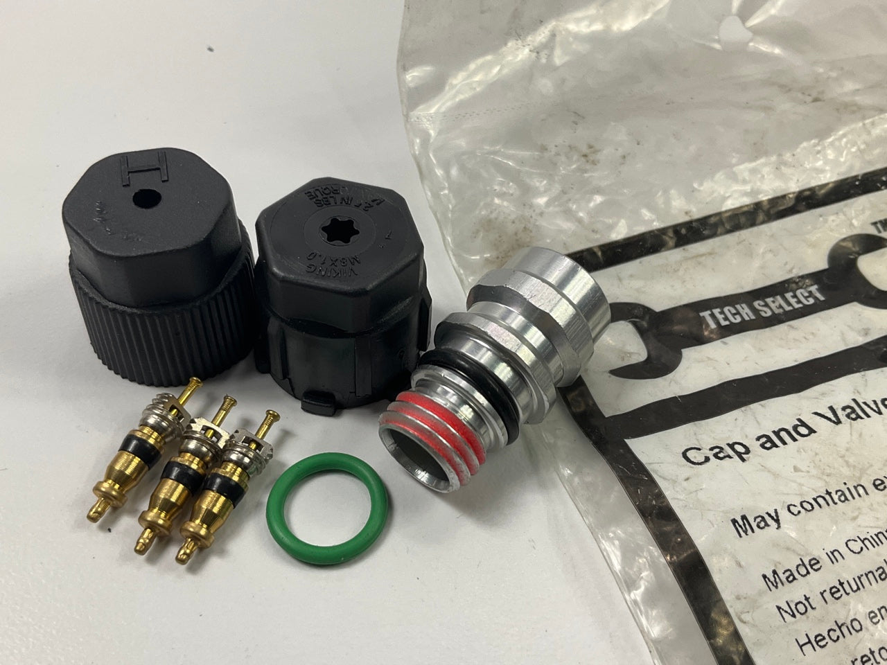 Tech Select 26775 A/C System Valve Core And Cap Kit-Seal Kit