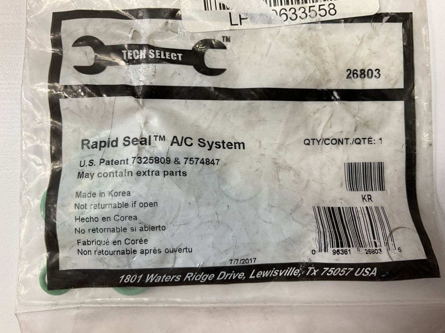 Tech Select 26803 A/C System O-Ring And Gasket Seal Kit