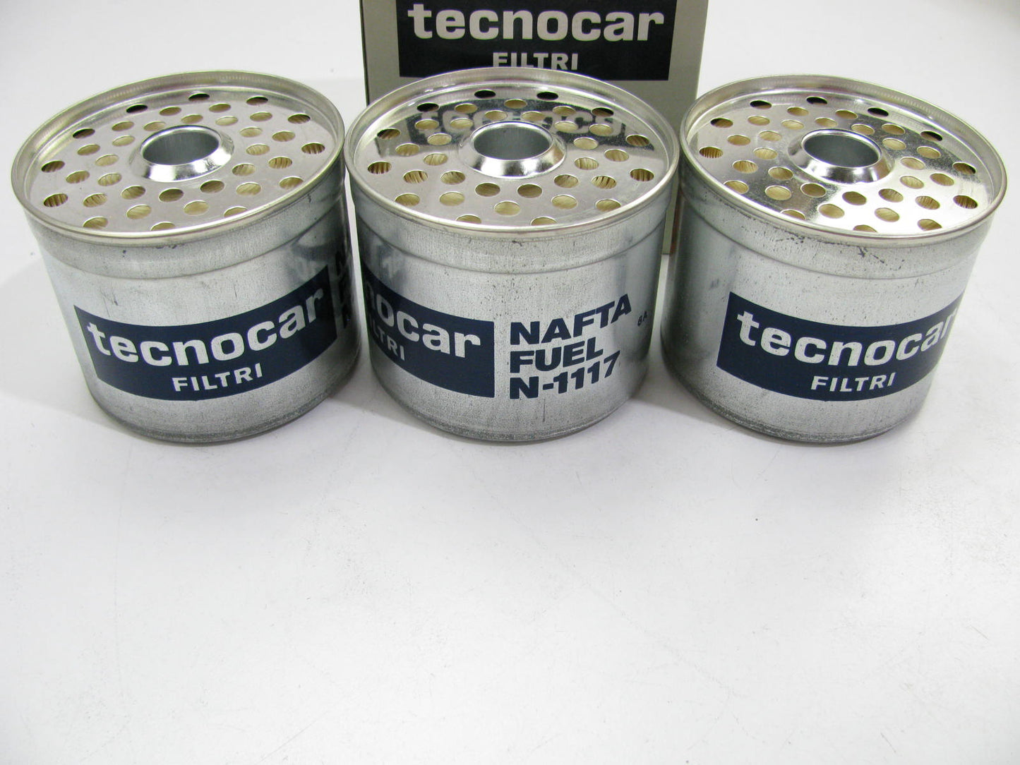 (3) Tecnocar N1117 Fuel Filters - Replaces FLEETGUARD FF167A, WIX 33166