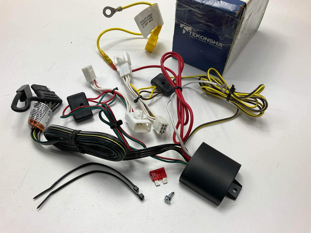 Tekonsha 118505 Trailer Wiring Harness Connector Kit For 2004-2012 Toyota Prius