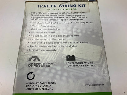 Tekonsha 118505 Trailer Wiring Harness Connector Kit For 2004-2012 Toyota Prius