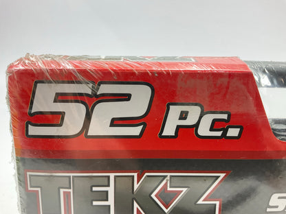 Tekz 18198 Titan 52-piece Socket & Ratchet Tool Set: 1/4'' + 3/8'' + 1/2'' Drive