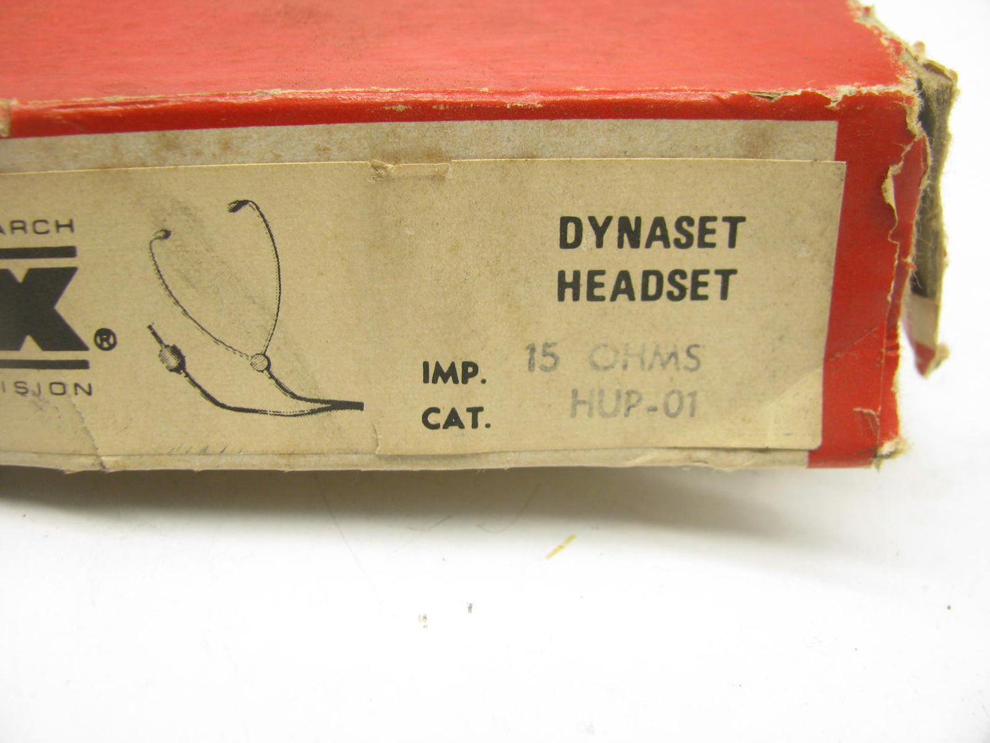 VINTAGE Antique Telex Dynaset Headset HUP-01, 15 Ohms