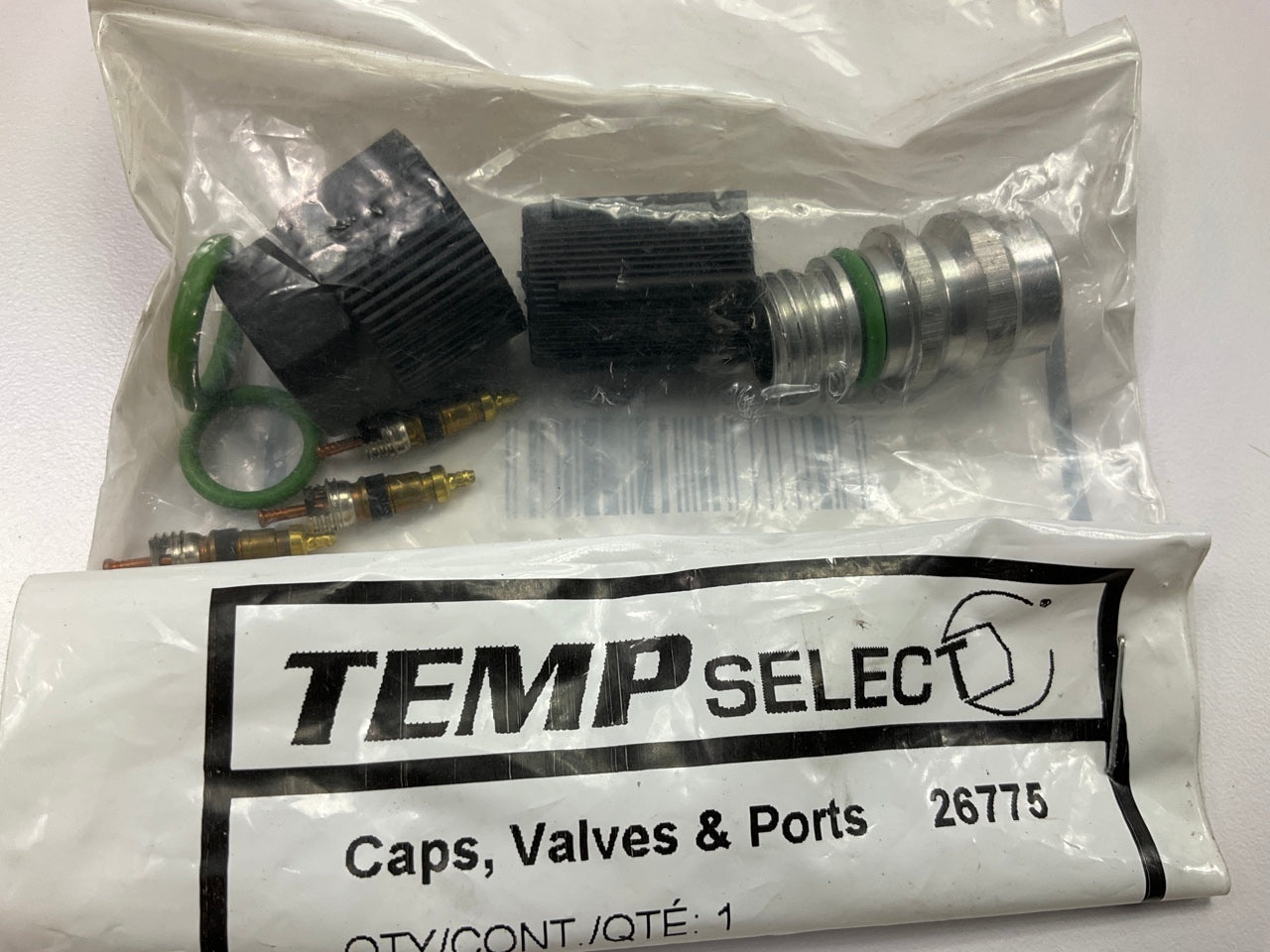 Temp Select 26775 A/C System Valve Core And Cap Kit