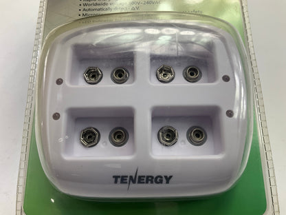 Tenergy TN136 4 Bay 9V Smart Battery Charger For NiMH Rechargeable Battery