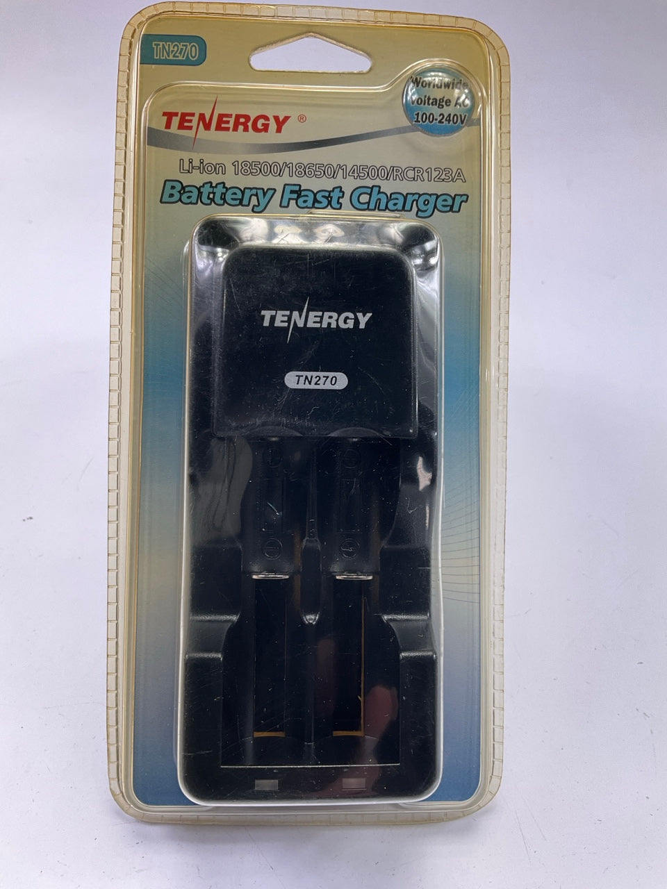 Tenergy 01270 2-slot Battery Charger For Li-ion 18500, 14500 Batteries