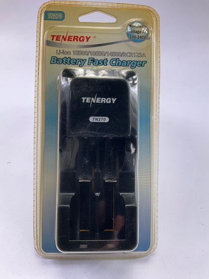 Tenergy 01270 2-slot Battery Charger For Li-ion 18500, 14500 Batteries