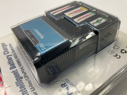 Tenergy T4s 4-Bay Universal Battery Charger Lithium Ion & AA AAA NiMH Battery