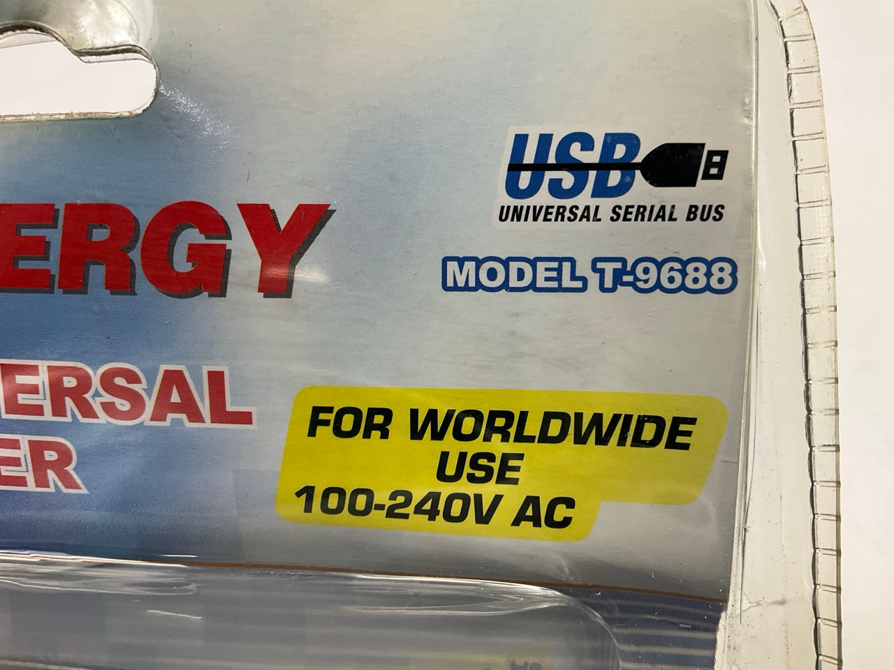 Tenergy T9688 Universal LCD Screen Battery Charger For AA/AAA/C/D/9V W/ USB Port