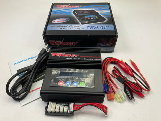 Tenergy TB6AC 1S-6S Balance Charger For NiMH NiCD Li-PO Li-Fe Packs Power Supply