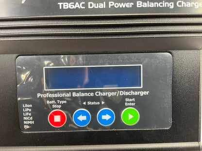 Tenergy TB6AC 1S-6S Balance Charger For NiMH NiCD Li-PO Li-Fe Packs Power Supply