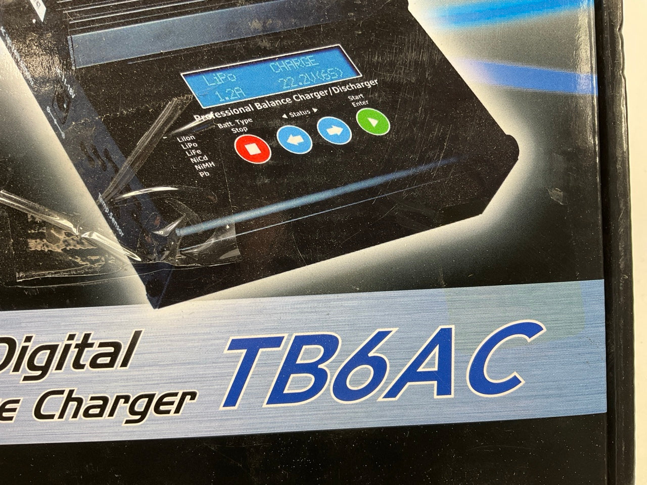Tenergy TB6AC 1S-6S Balance Charger For NiMH NiCD Li-PO Li-Fe Packs Power Supply