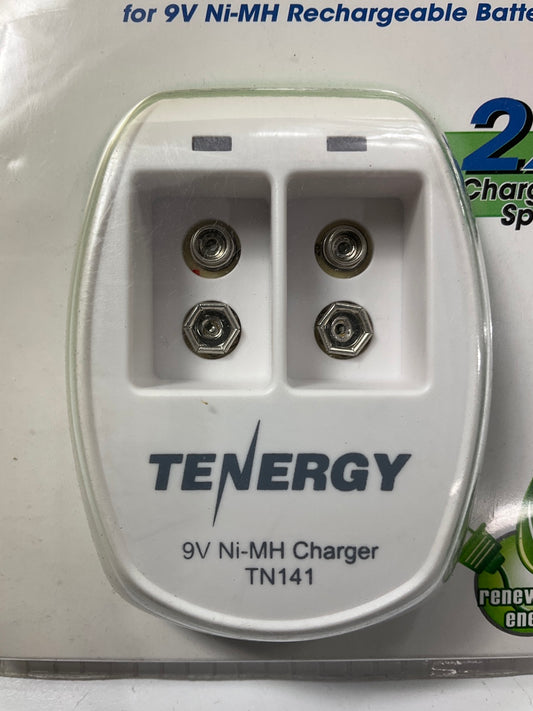 Tenergy TN141 Smart 2-Bay 9V NiMH Battery Charger