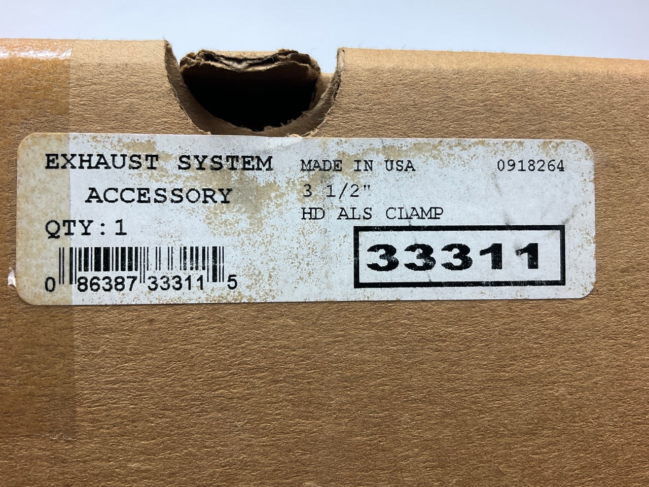 Walker 33311 3-1/2 Inch Steel Butt Joint Exhaust Clamp