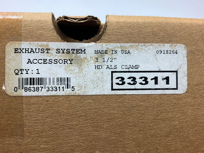 Walker 33311 3-1/2 Inch Steel Butt Joint Exhaust Clamp