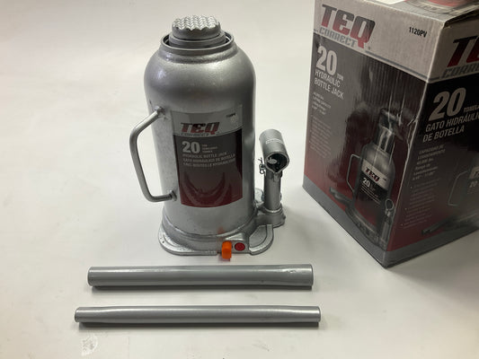 TEQ 1120PV 20-Ton Bottle Jack Lifting Range From 9-1/2'' To 17-7/8'', 40,000 Lbs