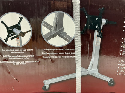 TEQ 1500PV 750lb Capacity Rotating Engine Stand