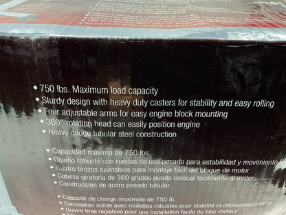 TEQ 1500PV 750lb Capacity Rotating Engine Stand