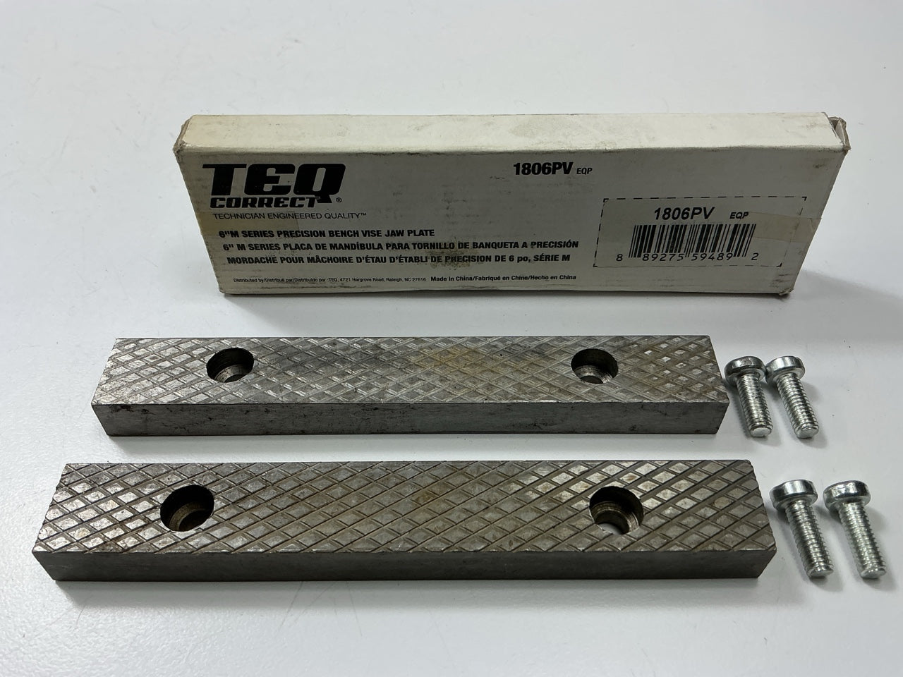 TEQ 1806PV 6'' Correct Jaw Plate For Precision Bench Vise