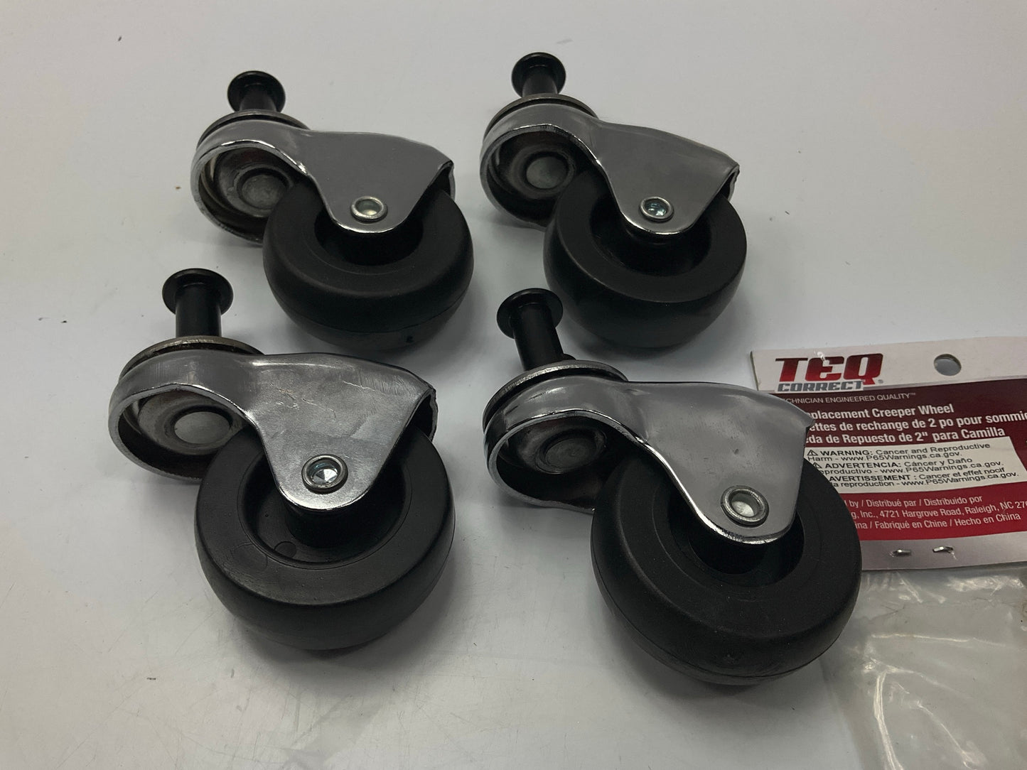 (4) TEQ 30005PV Creeper  2'' Replacement Wheels
