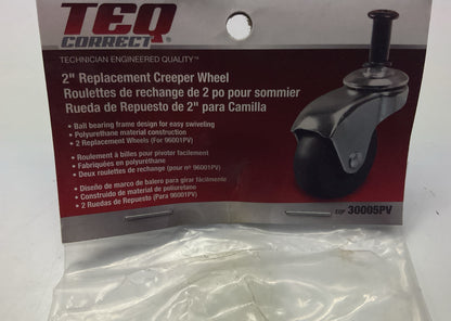 (4) TEQ 30005PV Creeper  2'' Replacement Wheels
