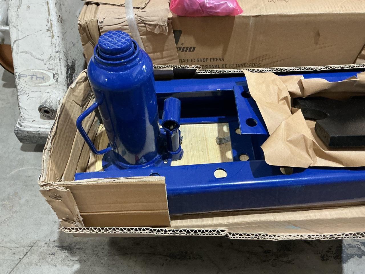 TEQ 3021 12-Ton Professional Hydraulic Shop Press