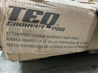 TEQ 3021 12-Ton Professional Hydraulic Shop Press