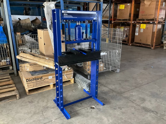TEQ 3022 Professional 20-Ton Hydraulic Shop Press, 40,000 Lbs