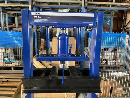 TEQ 3022 Professional 20-Ton Hydraulic Shop Press, 40,000 Lbs