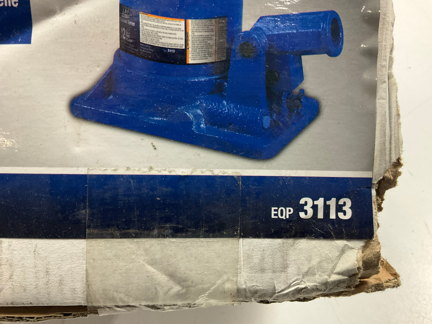 TEQ 3113 Automotive Bottle Jack 12 Ton Capacity, 6-5/8''-10'' Lift Range