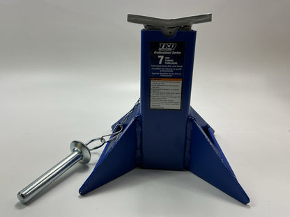TEQ 3207 7-Ton Professional Heavy Duty Jack Stands, 14,000 Lbs 9-5/8'' - 15-3/8''