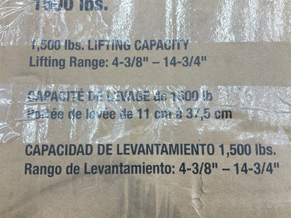 TEQ 3225 1500 Lbs Professional Motorcycle / ATV Jack, 4-3/8''-14-3/4'' Lift Range