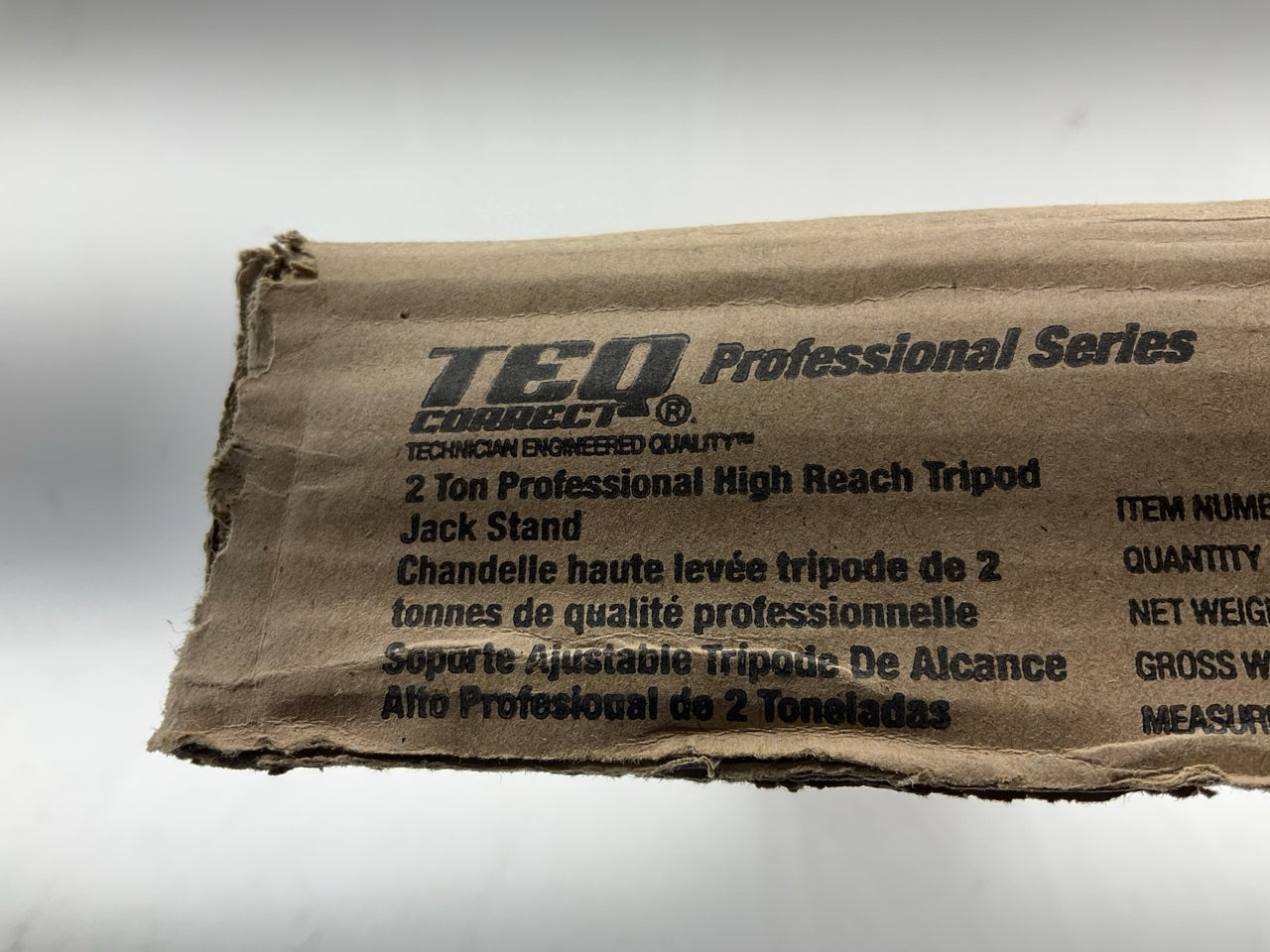 TEQ 3609 2 Ton Preofessional High Reach Tripod Jack Stand 49-3/16'' - 83-3/4''