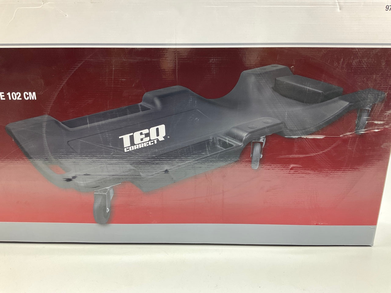 TEQ 97002PV 250 Lb Contoured Comfort Creeper With (6) Swivel Wheels