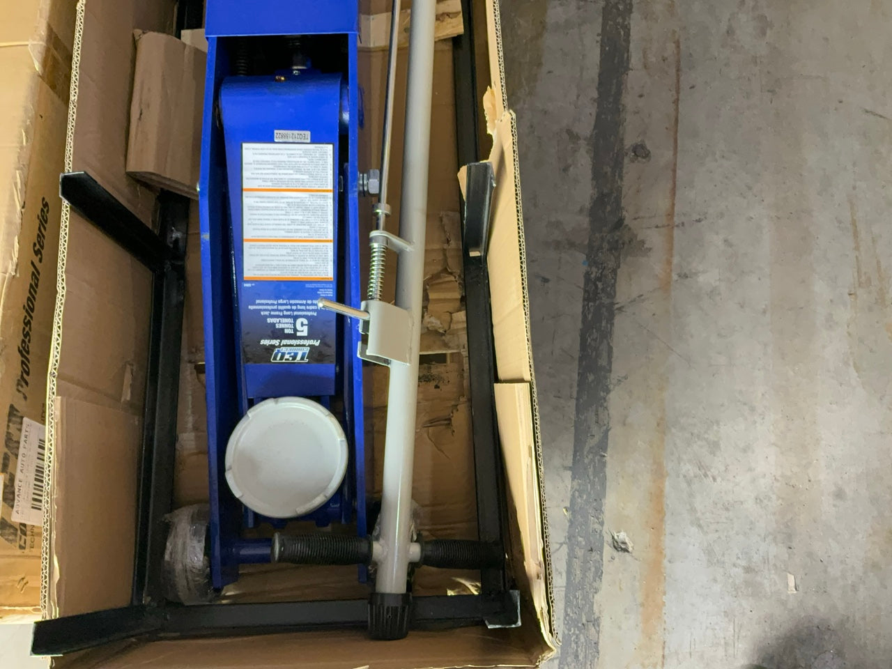 TEQ EQP3204 - 5 Ton Professional Long Frame Service Jack