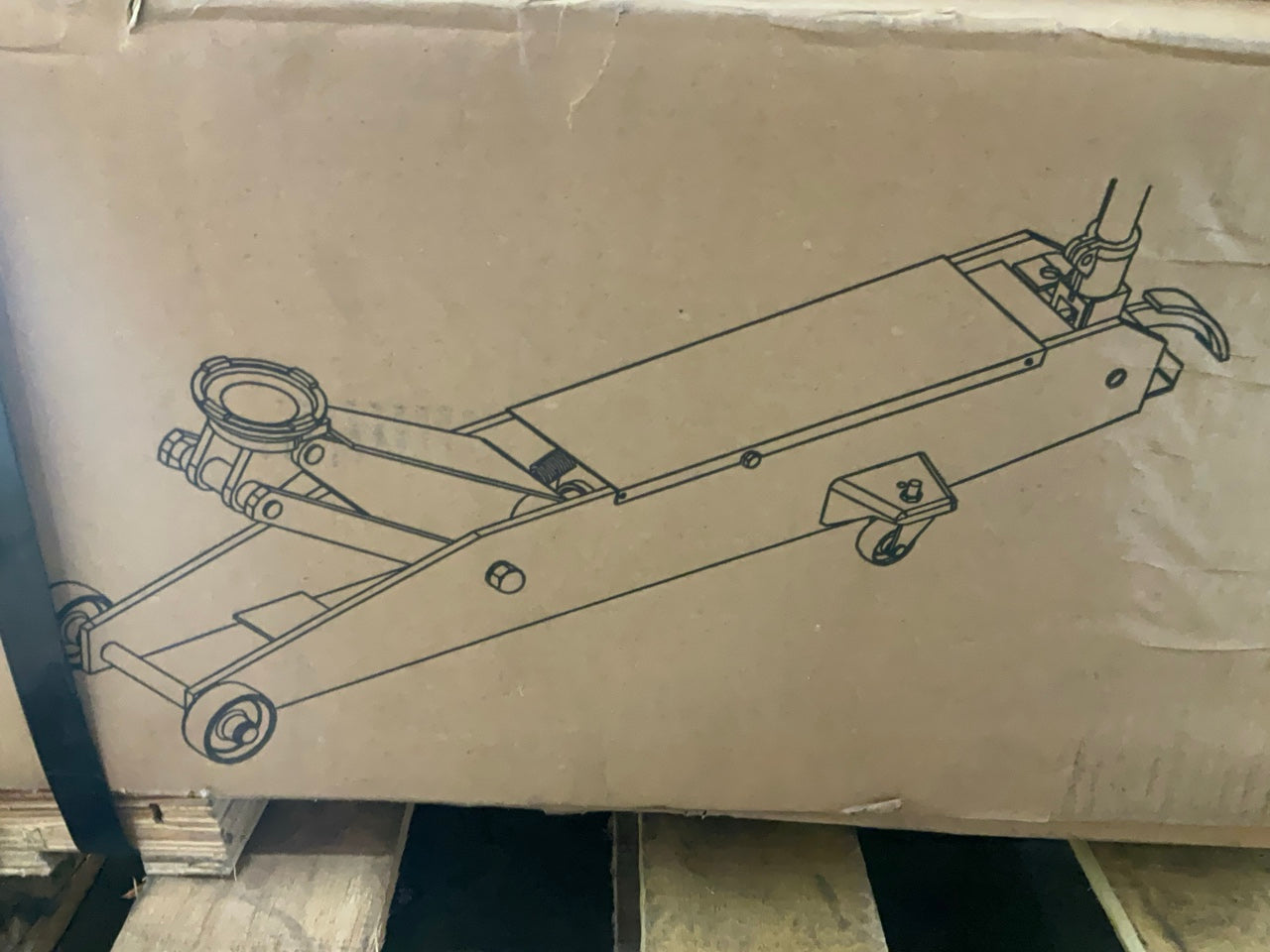 TEQ EQP3204 - 5 Ton Professional Long Frame Service Jack