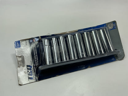OPENED - TEQ TP327 Deep Socket Set SAE 1/2'' Drive, 8 Piece Set 1/2''-15/16''