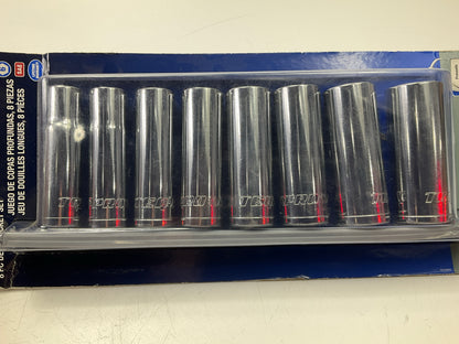 TEQ TP327 Deep Socket Set SAE 1/2'' Drive, 8 Piece Set 1/2''-15/16''