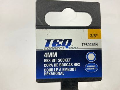 TEQ TP80425N 3/8'' Drive Hex Bit Socket 4mm