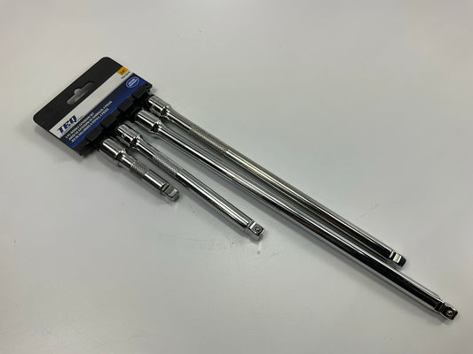 TEQ TP81201N 4-Piece 3/8'' Drive Wobble Extension Set