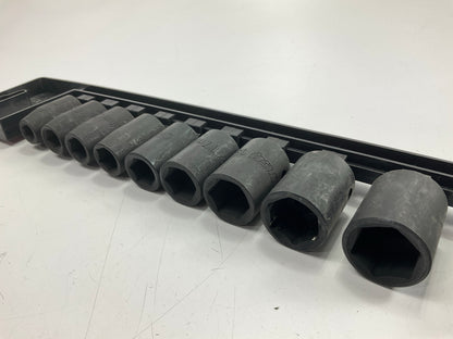 TEQ TQ356 9-Piece 1/2'' Drive 6-Point Impact Metric Socket Set