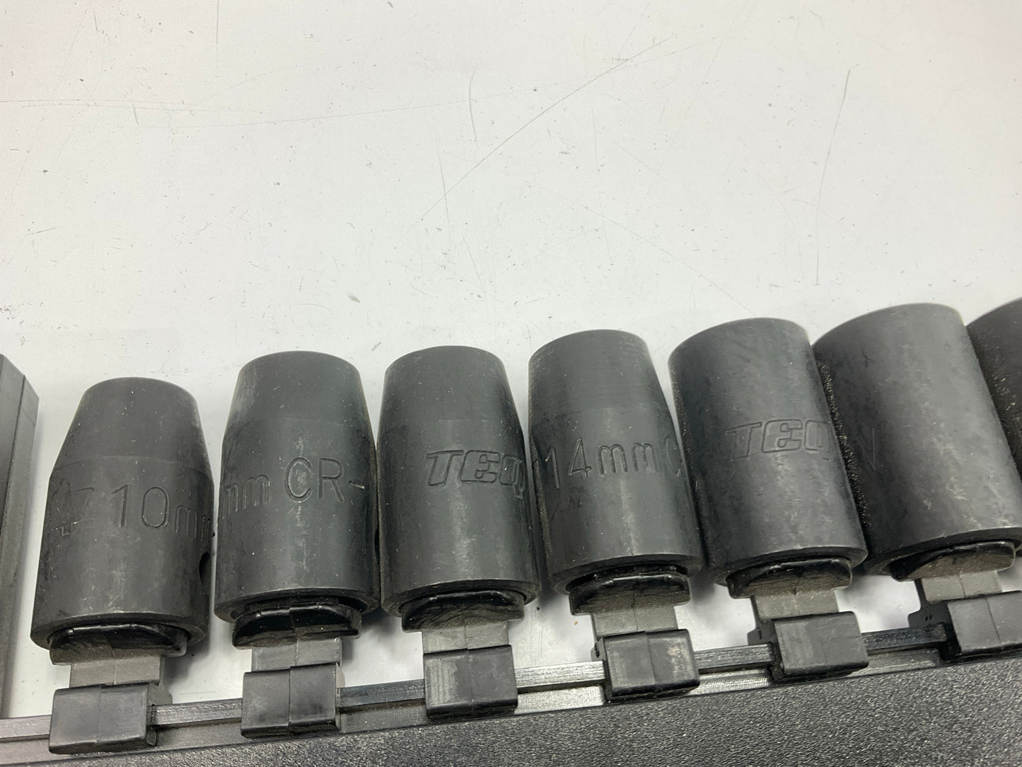 TEQ TQ356 9-Piece 1/2'' Drive 6-Point Impact Metric Socket Set