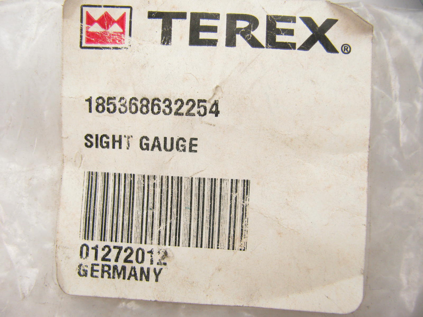 New Genuine Terex 185368632254 Sight Glass