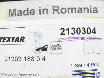 Textar 2130304 Front Disc Brake Pads Replaces # 2130318804