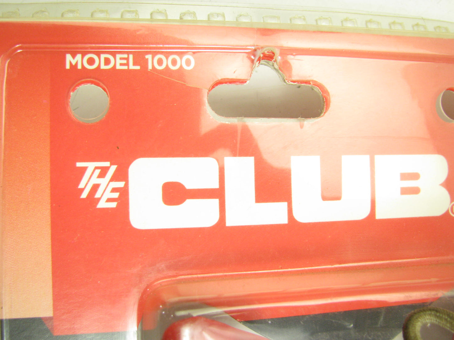 The Club 1000 Original Club Steering Wheel Lock, Red, Anti-theft Car Truck Lock