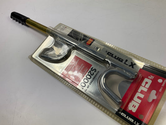 The Club 1103 LX Series Steering Wheel Lock, Silver, Anti Theft Device