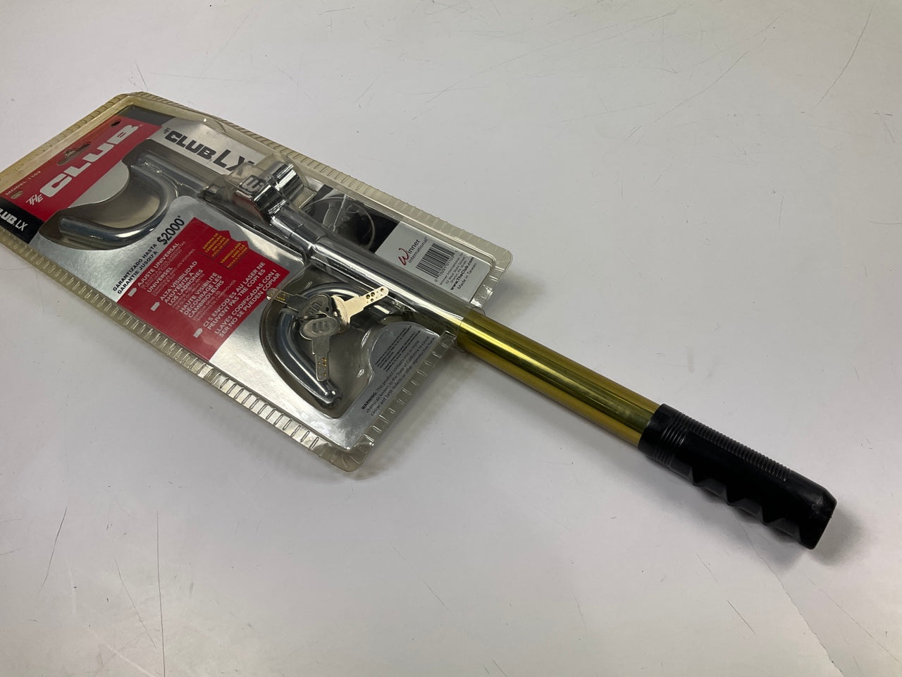 The Club 1103 LX Series Steering Wheel Lock, Silver, Anti Theft Device