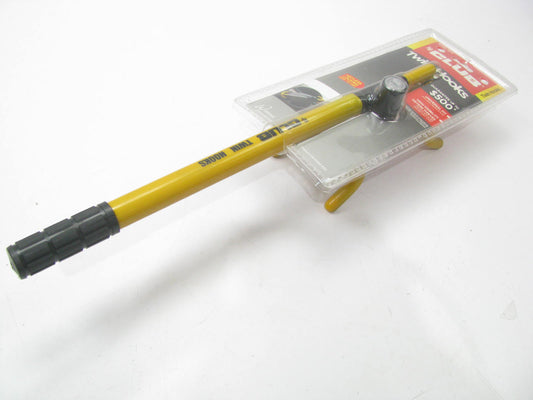 The Club 3000 Universal Anti-Theft Twin Hooks Steering Wheel Lock, Yellow