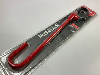 The Club CL303 Pedal To Steering Wheel Anti-theft Lock, Red, Within 22.5''-30''